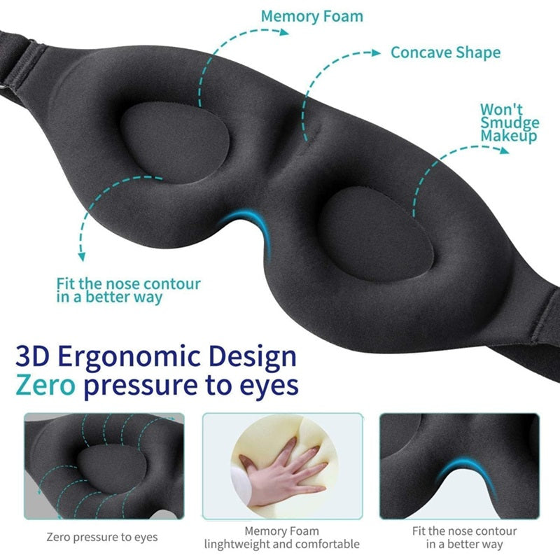DreamComfort™ 3D Blackout Sleep Mask for Ultimate Comfort and Relaxation 5