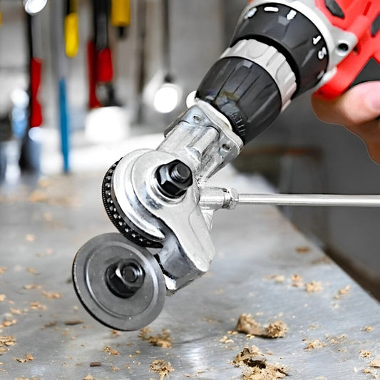 DrillMaster™ Heavy-Duty Metal Cutting Adapter for Effortless Precision Cutting 0