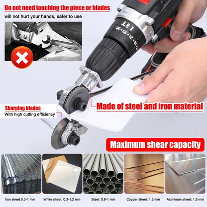 DrillMaster™ Heavy-Duty Metal Cutting Adapter for Effortless Precision Cutting 3