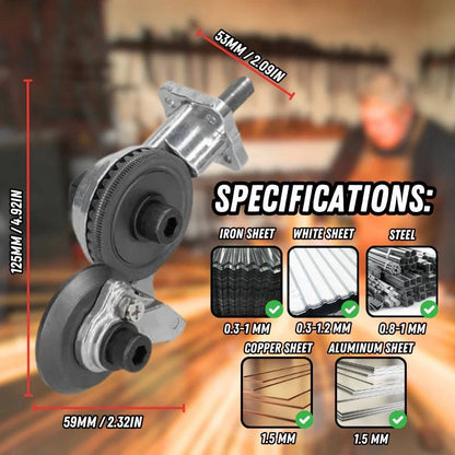 DrillMaster™ Heavy-Duty Metal Cutting Adapter for Effortless Precision Cutting 6