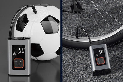 SmartAir™ Portable Tire Inflator with Gauge – Your Go-To Air Pump for Cars and Bikes