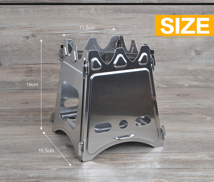 MANIKO™ Stainless Steel Foldable Firewood Stove