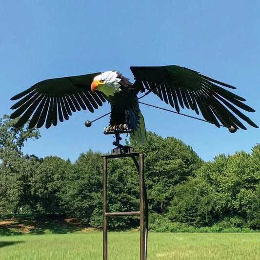 EagleWing™ Garden Art - Stunning Outdoor Motion Sculpture for Nature Lovers 0