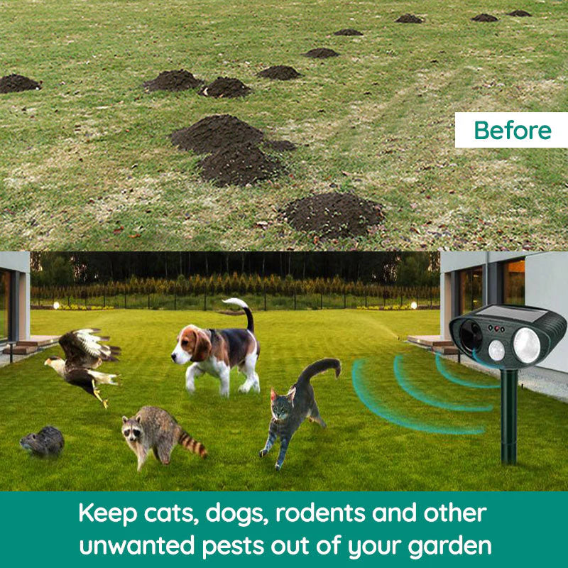 EcoGuard™ Ultrasonic Armadillo Repellent for Safe Yard Protection 1