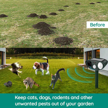 EcoGuard™ Ultrasonic Armadillo Repellent for Safe Yard Protection 1