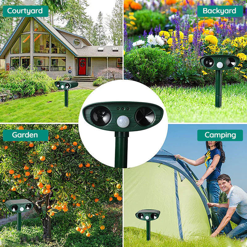 EcoGuard™ Ultrasonic Armadillo Repellent for Safe Yard Protection 3