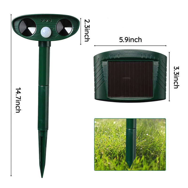 EcoGuard™ Ultrasonic Armadillo Repellent for Safe Yard Protection 7