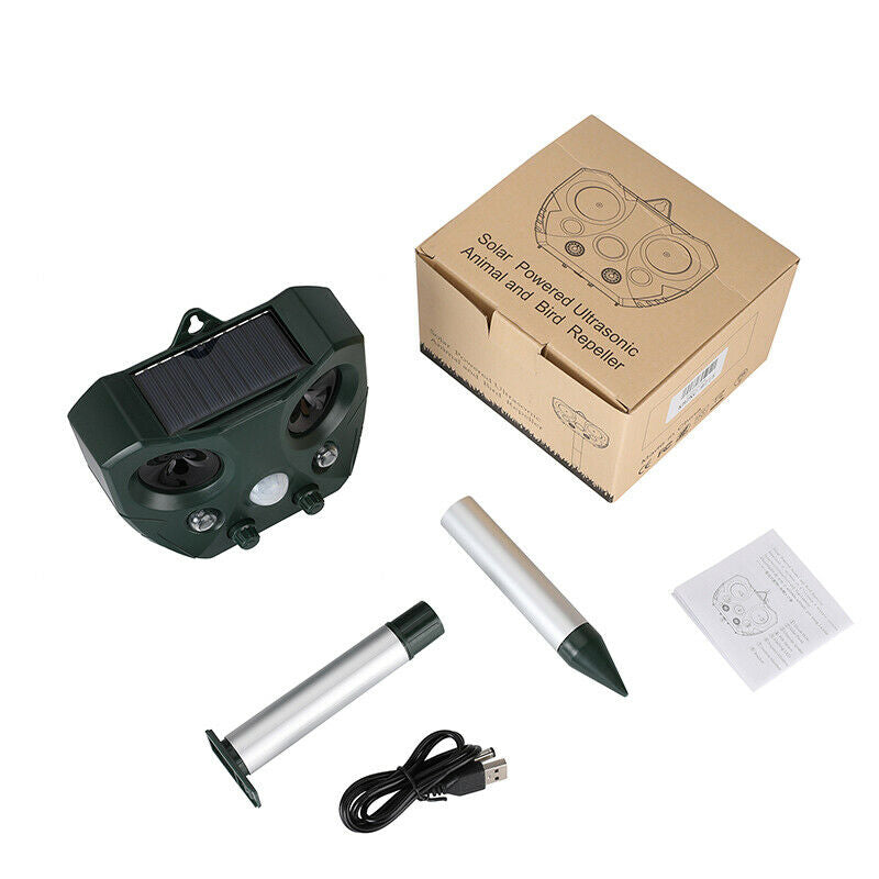 EcoGuard™ Ultrasonic Bird Repeller - Effective Bird Deterrent for Gardens and Farms 2