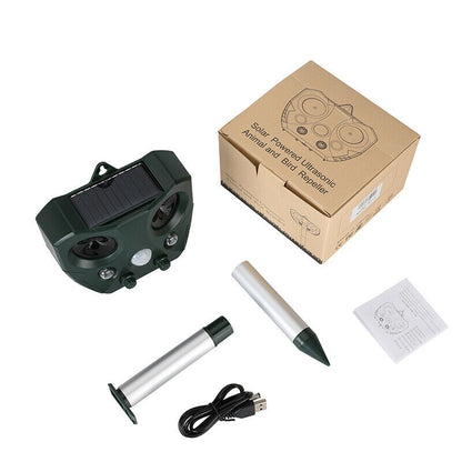 EcoGuard™ Ultrasonic Bird Repeller - Effective Bird Deterrent for Gardens and Farms 2