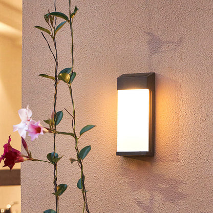 Elegant Frosted Glass Solar Wall Lamp™ - Stylish Solar Wall Lights for Outdoor Spaces 0