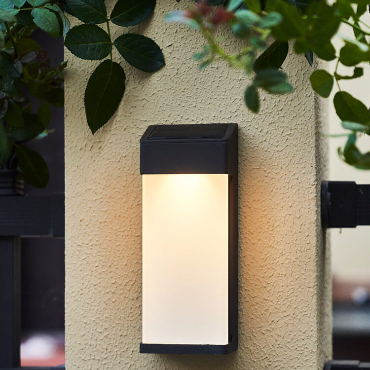 Elegant Frosted Glass Solar Wall Lamp™ - Stylish Solar Wall Lights for Outdoor Spaces 1