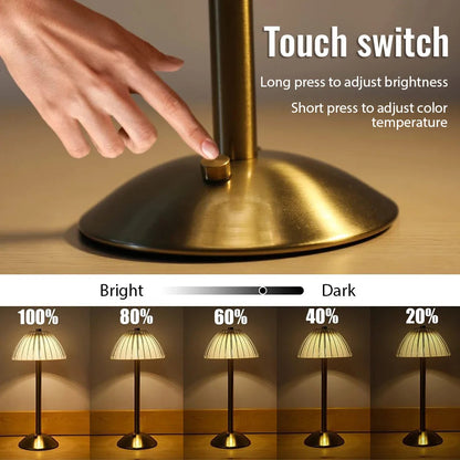 Elegant LED Dimmable Table Lamp™ - Stylish Cordless Lighting for Bedside or Desk 4