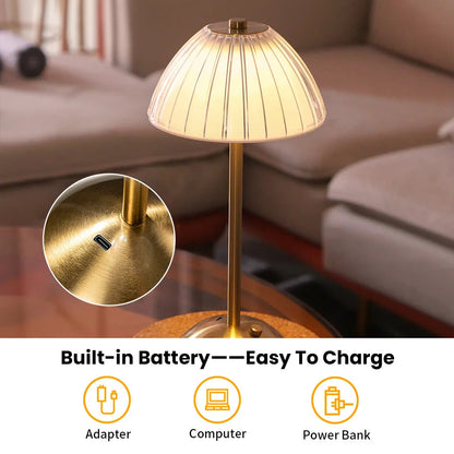 Elegant LED Dimmable Table Lamp™ - Stylish Cordless Lighting for Bedside or Desk 5