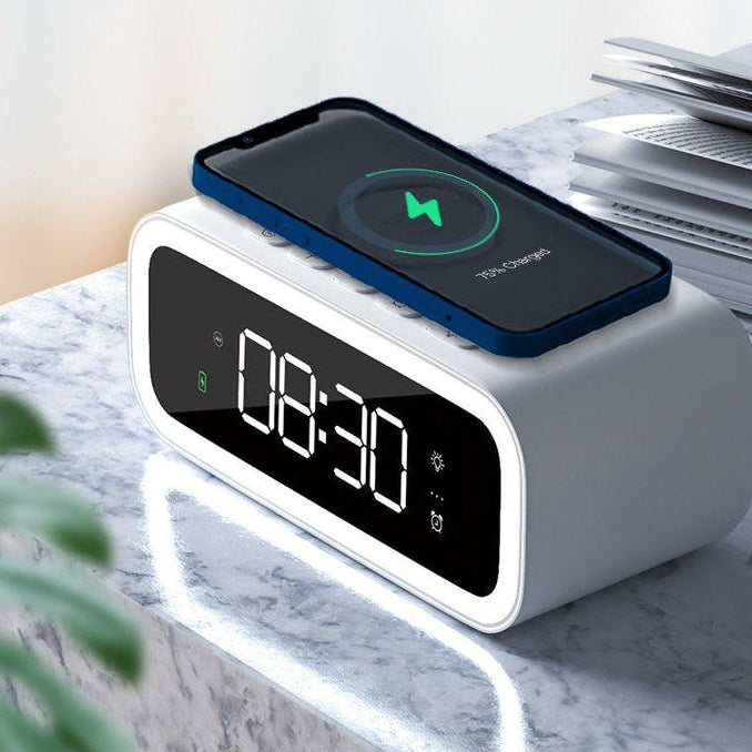 Multitime™ 2-in-1 Alarm Clock With Wireless Charging - Best Digital Clock For Easy Mornings
