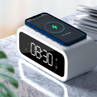 Multitime™ 2-in-1 Alarm Clock With Wireless Charging - Best Digital Clock For Easy Mornings