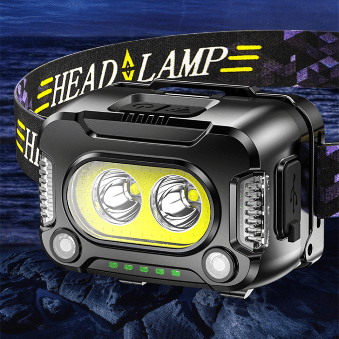 BrightBeam™ Best Rechargeable Headlamp for Hands-Free Illumination Anywhere