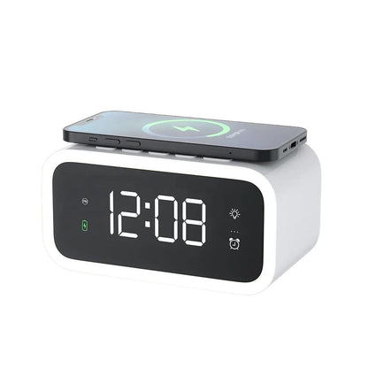 Multitime™ 2-in-1 Alarm Clock With Wireless Charging - Best Digital Clock For Easy Mornings