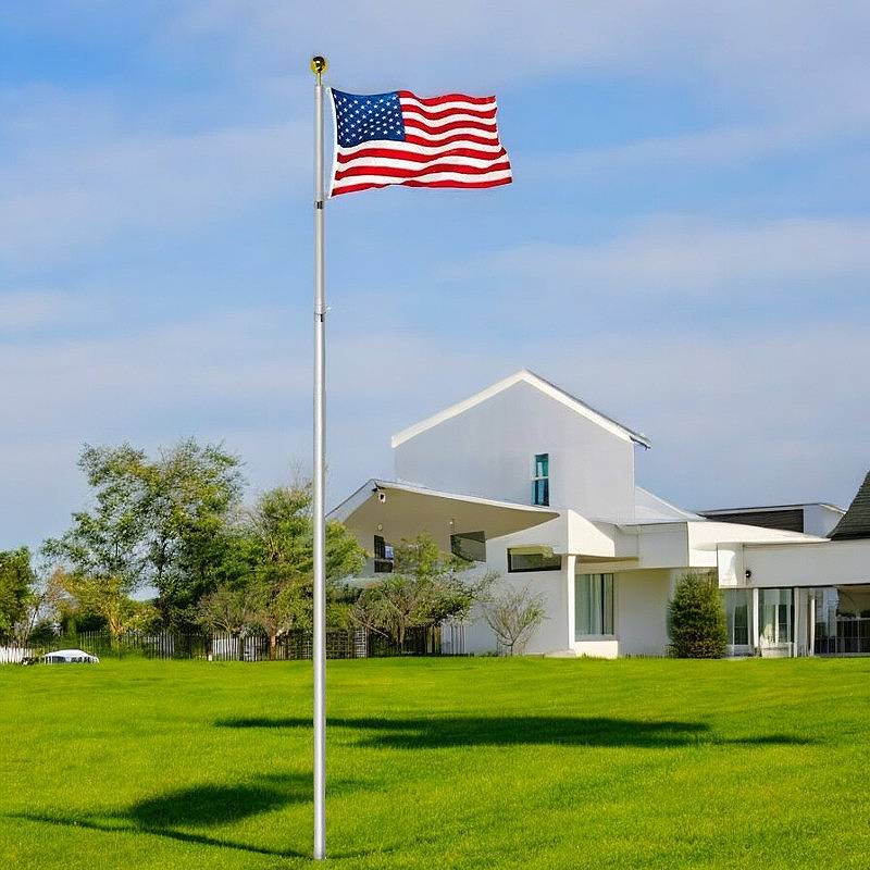 FlagMaster™ 25FT Heavy Duty Telescopic Flag Pole – Perfect for Patriotic Displays 2