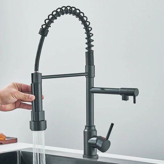 FlexiSpray™ Kitchen Faucet With Sprayer – Perfect For Modern Home Chefs 0