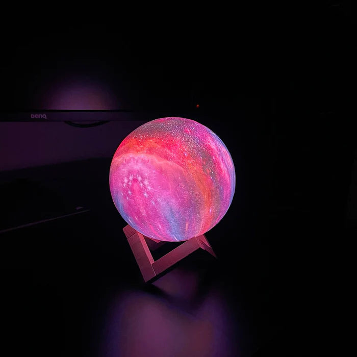 Freelastics™ Galaxy Moon Lamp - Ideal Cosmic Decor for Relaxation and Focus 1