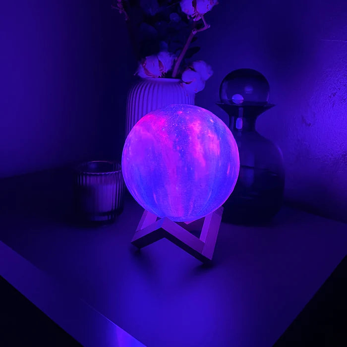 Freelastics™ Galaxy Moon Lamp - Ideal Cosmic Decor for Relaxation and Focus 6