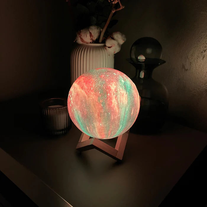 Freelastics™ Galaxy Moon Lamp - Ideal Cosmic Decor for Relaxation and Focus 8