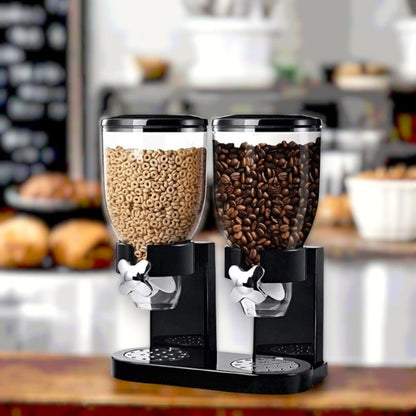 FreshServe™ Dual Cereal Dispenser for Easy Dry Food Storage and Portion Control 0