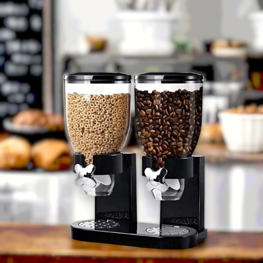 FreshServe™ Dual Cereal Dispenser for Easy Dry Food Storage and Portion Control 0