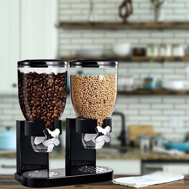 FreshServe™ Dual Cereal Dispenser for Easy Dry Food Storage and Portion Control 6