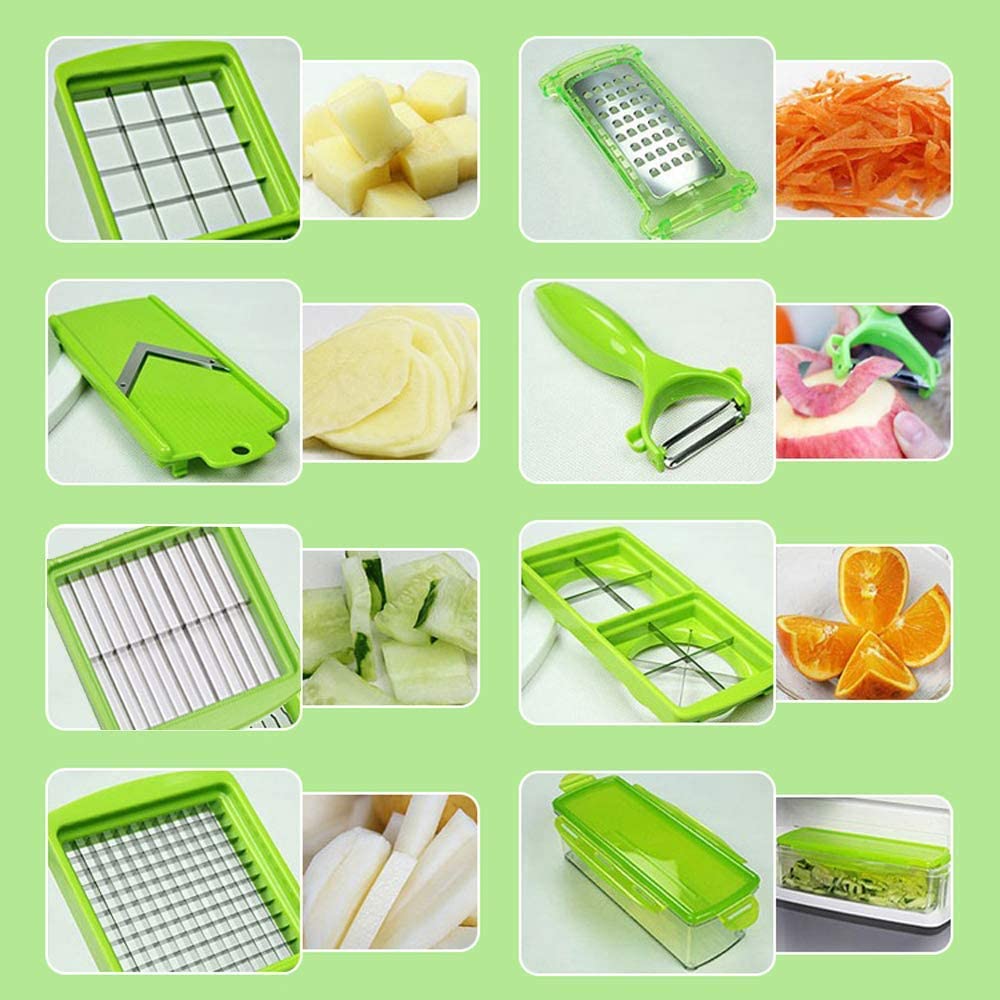 CulinaryPro™ 12-in-1 Multifunctional Vegetable Cutter for Effortless Meal Prep
