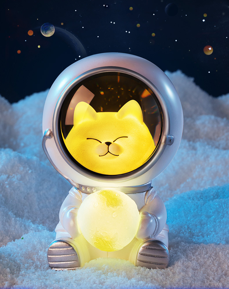 Galaxy Cat™ Night Light - Soothing LED Lamp for Cat Lovers 1