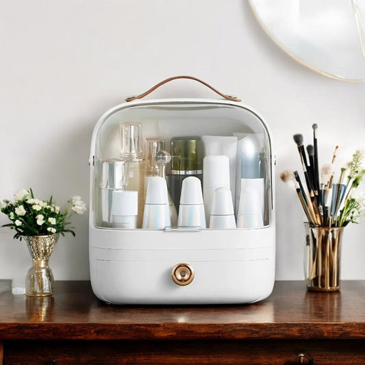 GlamBox™ Makeup Organizer - Stylish Cosmetic Organizer for Beauty Enthusiasts 0