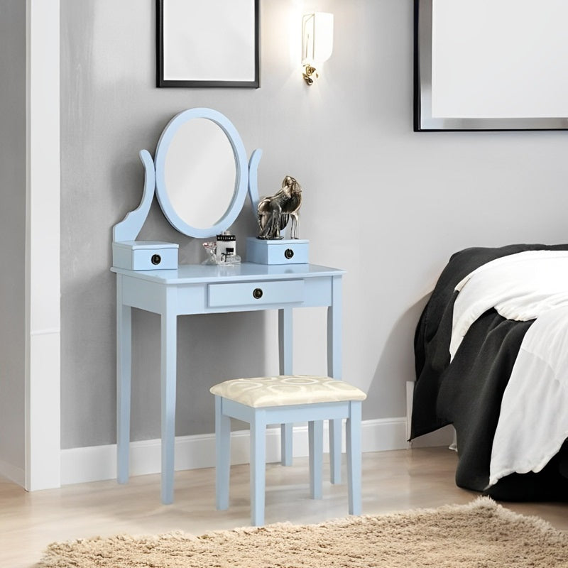 GlamNest™ Makeup Vanity Desk with Adjustable Mirror for Beauty Lovers 3