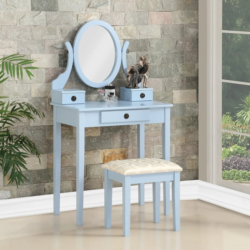 GlamNest™ Makeup Vanity Desk with Adjustable Mirror for Beauty Lovers 8