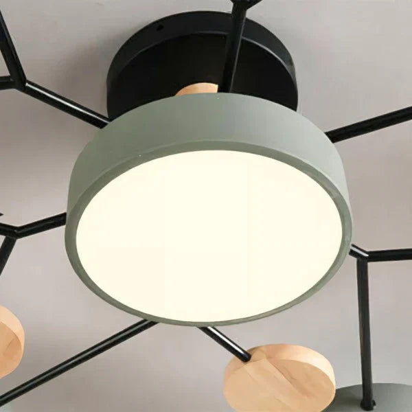 GlideRay™ Scandinavian LED Ceiling Light Fixture for Modern Homes 1