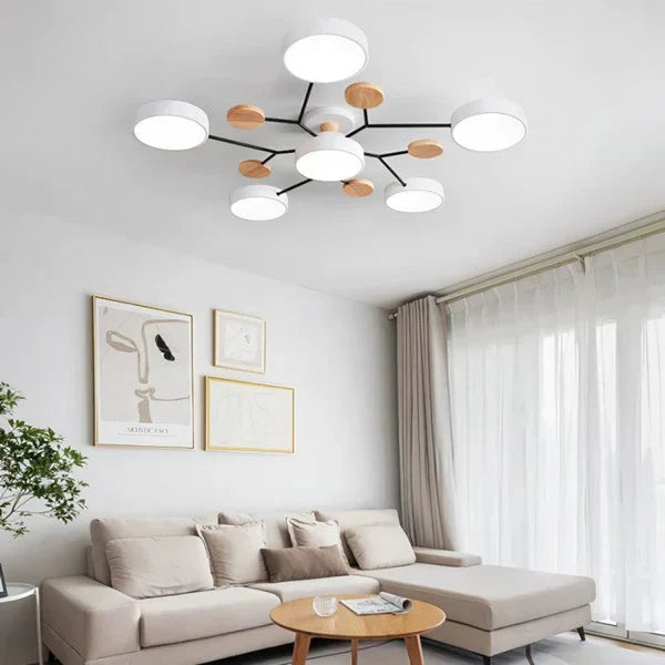 GlideRay™ Scandinavian LED Ceiling Light Fixture for Modern Homes 3