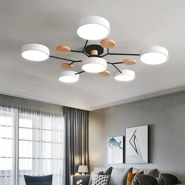 GlideRay™ Scandinavian LED Ceiling Light Fixture for Modern Homes 5