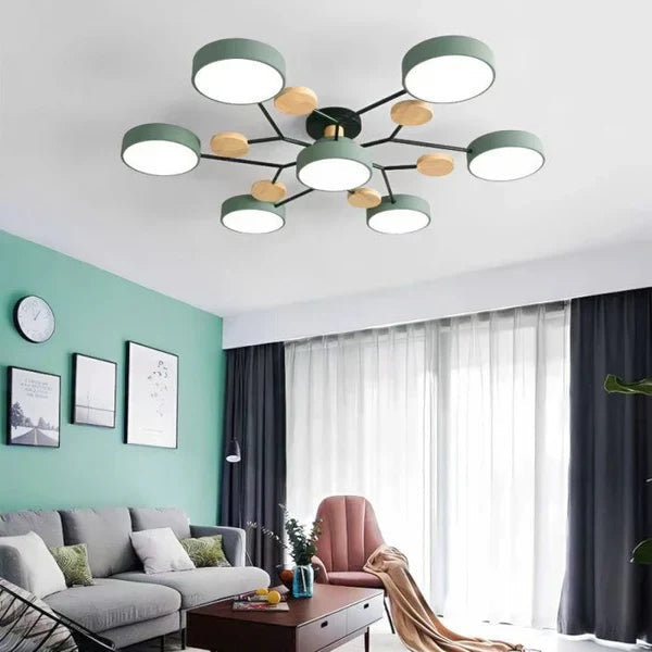 GlideRay™ Scandinavian LED Ceiling Light Fixture for Modern Homes 6