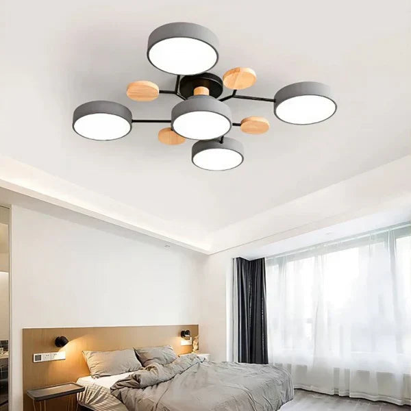 GlideRay™ Scandinavian LED Ceiling Light Fixture for Modern Homes 9