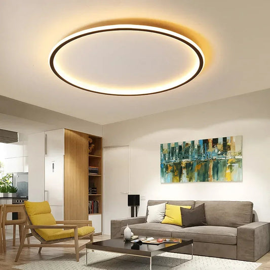 GlimmerGlow™ Modern Flush Mount Ceiling Light Fixture for Elegant LED Illumination 0