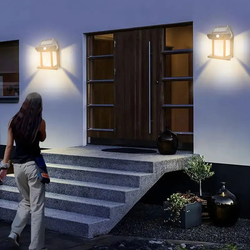 GlowMax™ Solar Wall Lights - Waterproof Outdoor Light Fixtures for Safety and Style 8