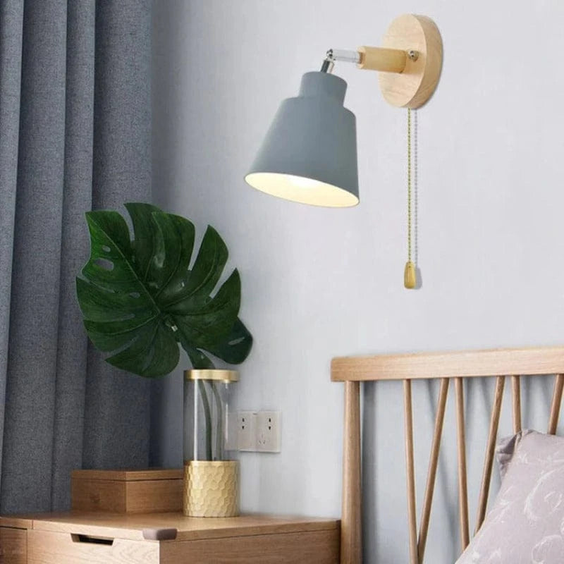 HavenGlow™ Wall Sconce Lighting - Elegant Rotatable Wooden Wall Lamp 1