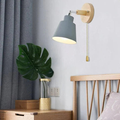HavenGlow™ Wall Sconce Lighting - Elegant Rotatable Wooden Wall Lamp 1