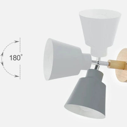 HavenGlow™ Wall Sconce Lighting - Elegant Rotatable Wooden Wall Lamp 3