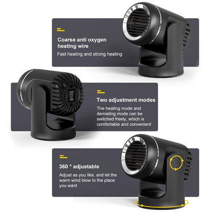 HeatWave™ 12V Portable Car Heater - Instant Warmth for All Vehicles 7
