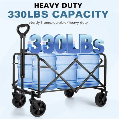 Heavy-Duty Foldable Wagon™ - Perfect for Families and Outdoor Adventures 1