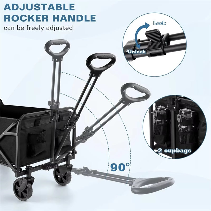 Heavy-Duty Foldable Wagon™ - Perfect for Families and Outdoor Adventures 2