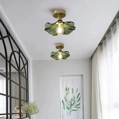 HibiscusGlow™ Flush Mount Ceiling Light - Elegant Scandinavian Design for Cozy Ambiance 1