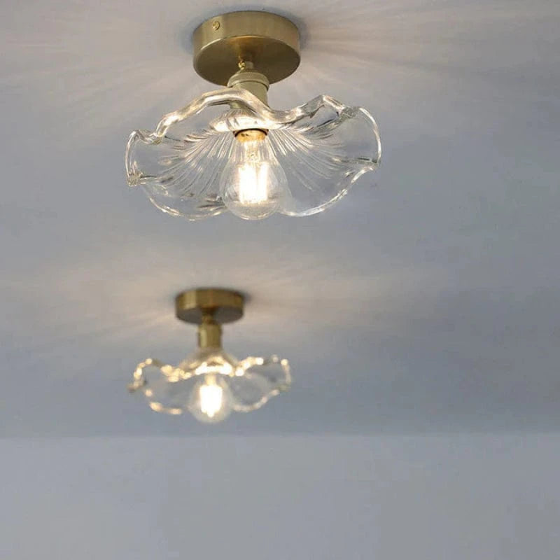 HibiscusGlow™ Flush Mount Ceiling Light - Elegant Scandinavian Design for Cozy Ambiance 2