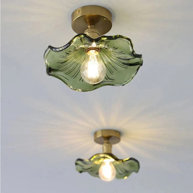 HibiscusGlow™ Flush Mount Ceiling Light - Elegant Scandinavian Design for Cozy Ambiance 3